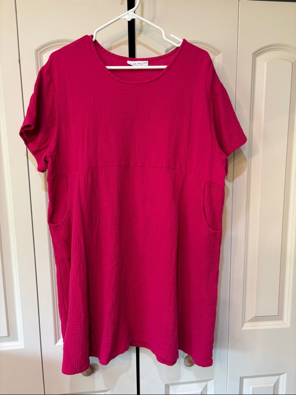 ***Bryn Walker 100% cotton raspberry dress/tunic size medium